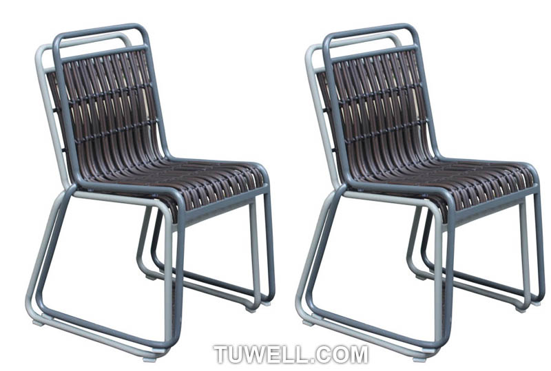 Tuwell-Best Tw8109 Aluminum Rattan Chair Manufacture-11