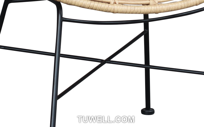 Tuwell-Find TW8712 Steel Rattan Chair-9