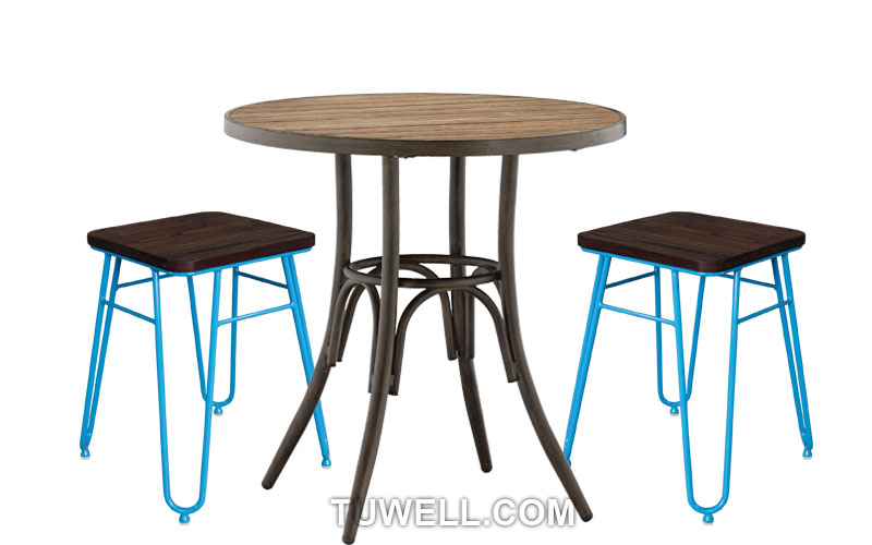 Tuwell-Tw8042 Steel Stool | Stainless Steel Chairs Designs | Steel Chair-4