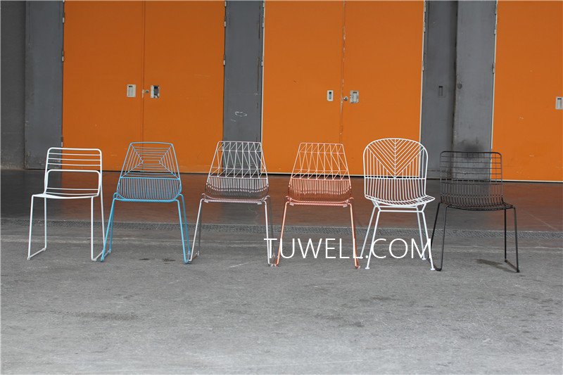 Tuwell-High Quality TW8601 Steel Wire Chair | Wire Chair-11