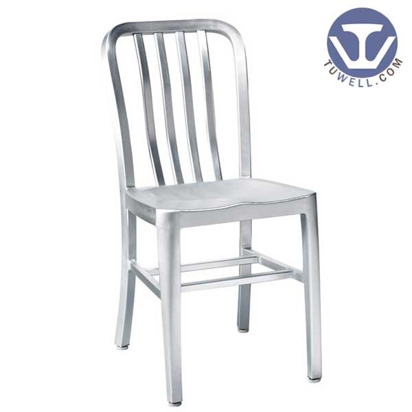 TW1004 Aluminum Navy Side Chair indoor and outdoor strong Aluminum dinning chair coffee chair party chair