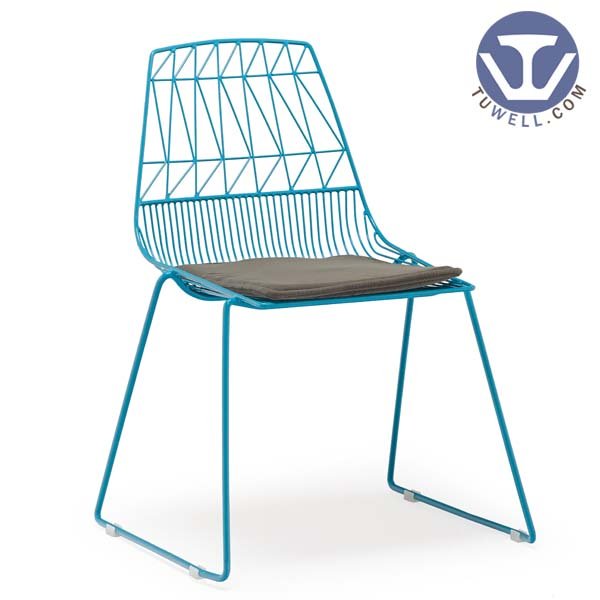 TW8602 Steel wire chair, lucy chair metal dining chair