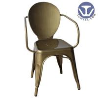 TW8020 Steel chair with armrest for dining coffee shop chair banquet chair Nodic style