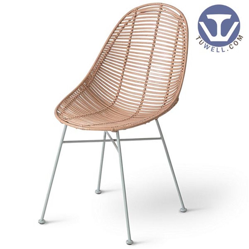 TW8715 Metal Rattan chair European leisure style