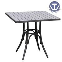 TW7026  Aluminum dining table cafe table