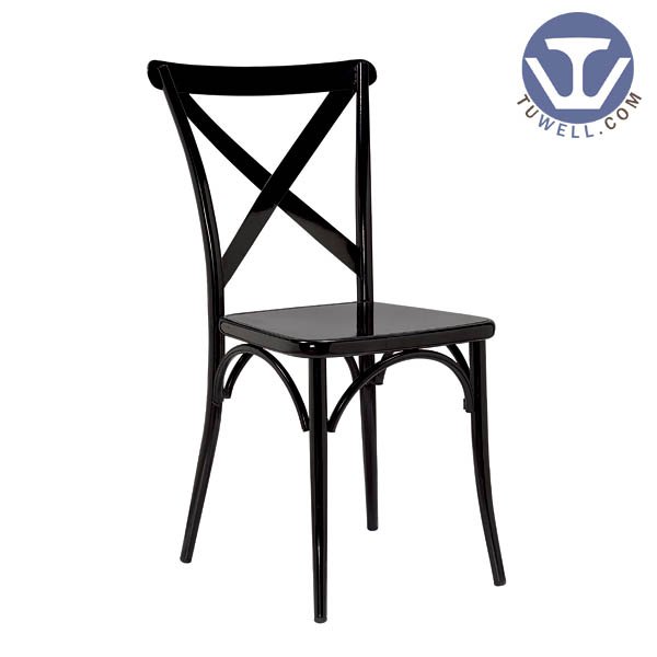TW8092  Steel cross back dinning chair American country style