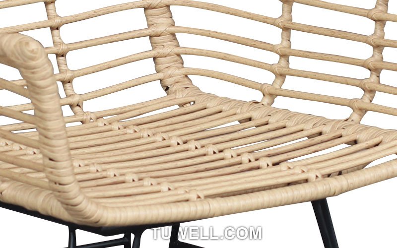 Tuwell-Find TW8710 Steel Rattan Chair-8