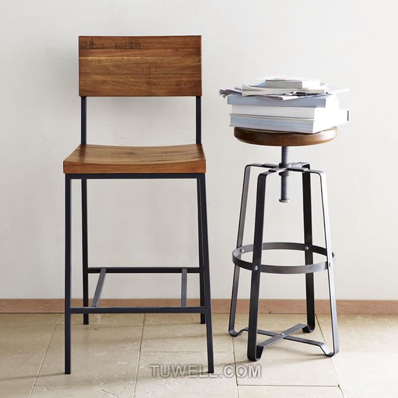 Tuwell-Find Tw8038 Steel Bar Stool Dinning Chair Coffee Chair Party Chair Nordic-6