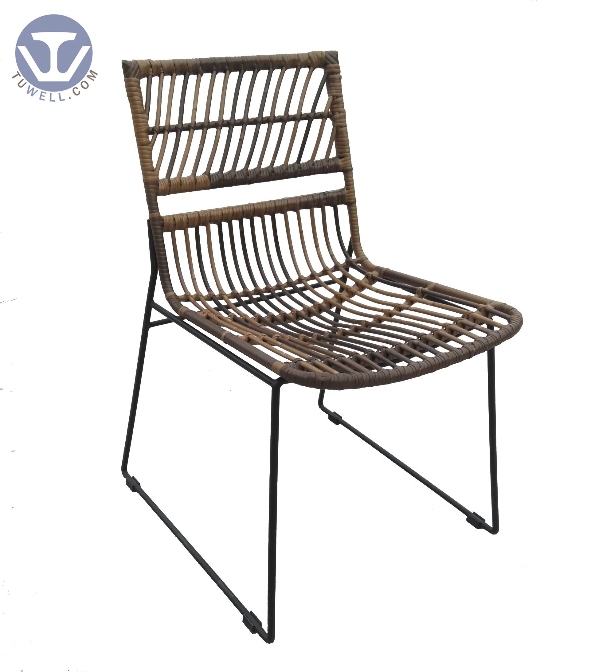 TW8716 Rattan chair indoor and outdoor rattan chair natural garden chair  European leisure style