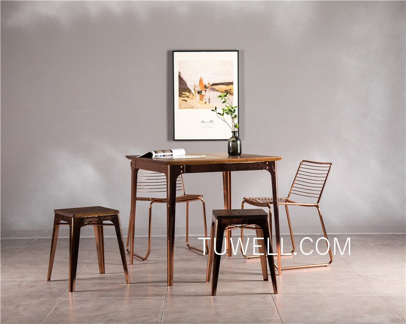 Tuwell-Tw7041 Wood Dining Table | Bar Height Dining Table | Dining Table-6