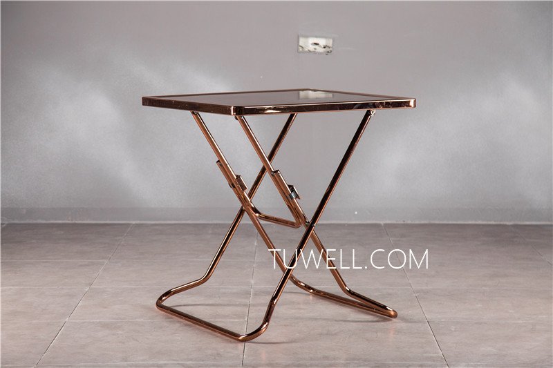 Tuwell-Professional Tw7040 Metal Dining Table Supplier-4