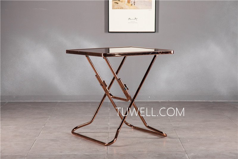 Tuwell-Professional Tw7040 Metal Dining Table Supplier-6