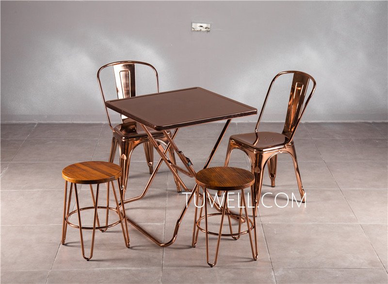 Tuwell-Professional Tw7040 Metal Dining Table Supplier-8