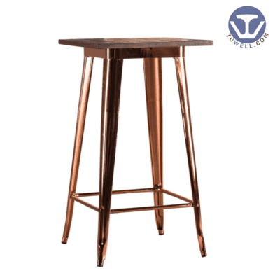 TW8008-LW Wood dining bar table cafe bar table