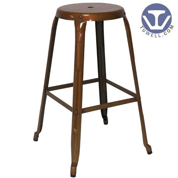 TW8010 Steel Tolix barstool, steel dining stool, restaurant chair, bistro barstool