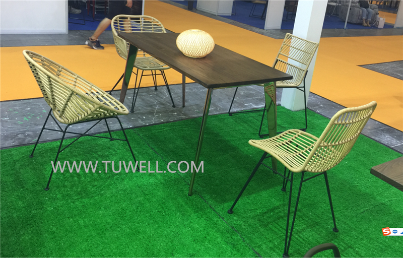 Tuwell-Find TW8712 Steel Rattan Chair-14