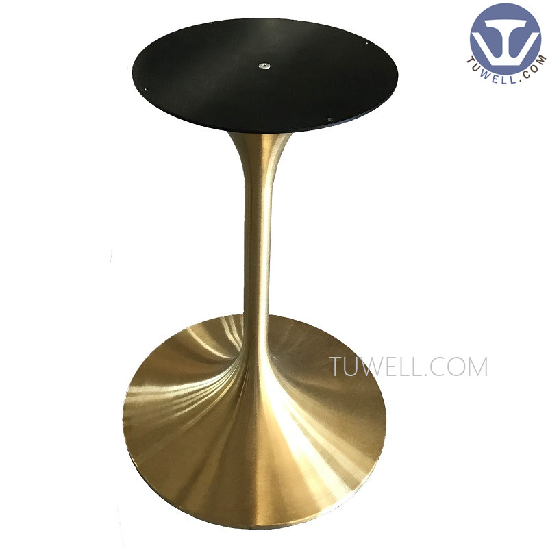 TW2211 Stainless steel Electroplating gold table base