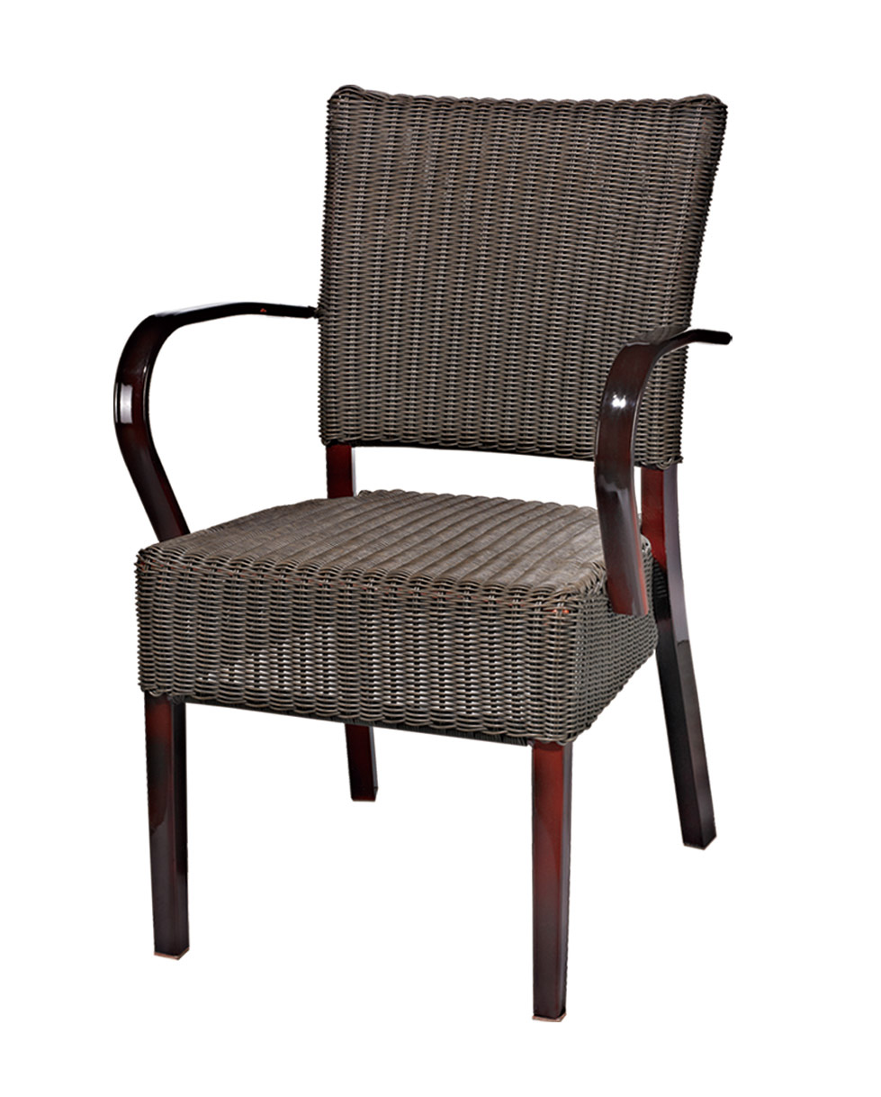 Tuwell-Best Tw3003 Aluminum Rattan Bar Chair Small Rattan Chairs-4