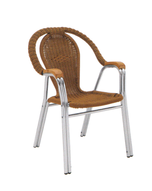 Tuwell-Best Tw3021 Aluminum Rattan Bar Chair Small Rattan Chairs-4